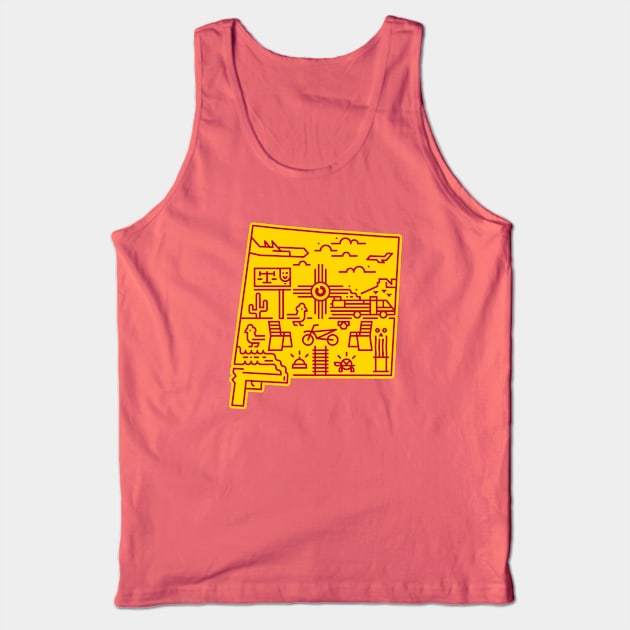 Albuquerque Sunset Tank Top by thom2maro